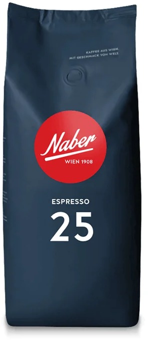 Naber Kaffee Espresso 25, 1000 g, zrnková