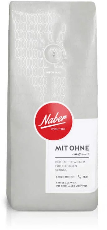 Naber Kaffee Mit Ohne, 250g, zrnková