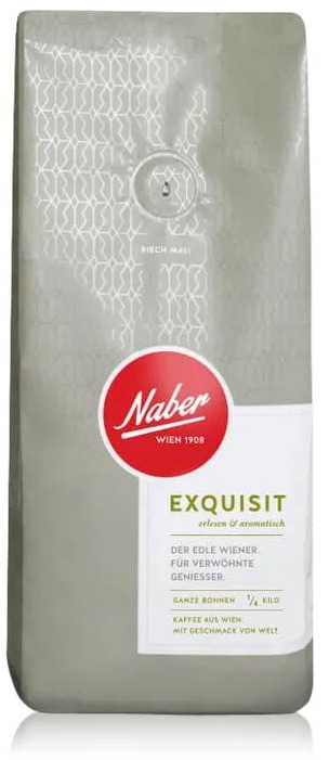 Naber Kaffee Exquisit, 250 g, zrnková