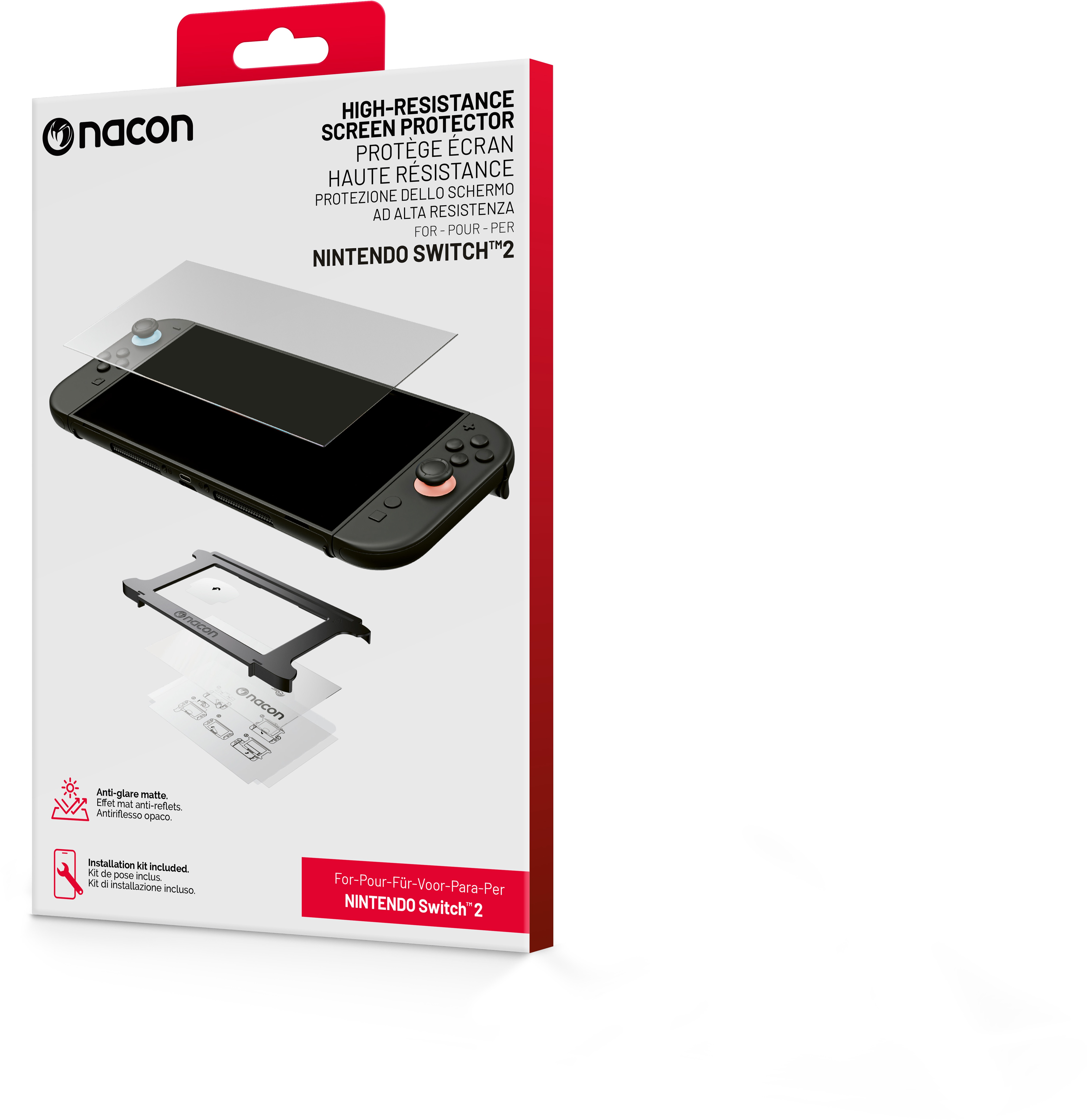 Nacon High-Resistance Screen Protector – Nintendo Switch 2