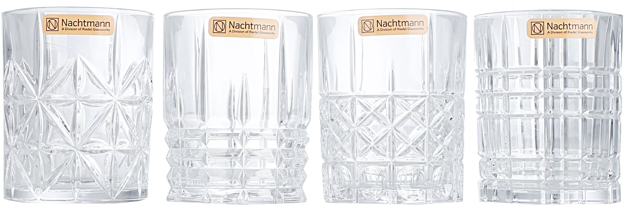 Nachtmann Sada pohárov na whisky 345 ml 4 ks HIGHLAND