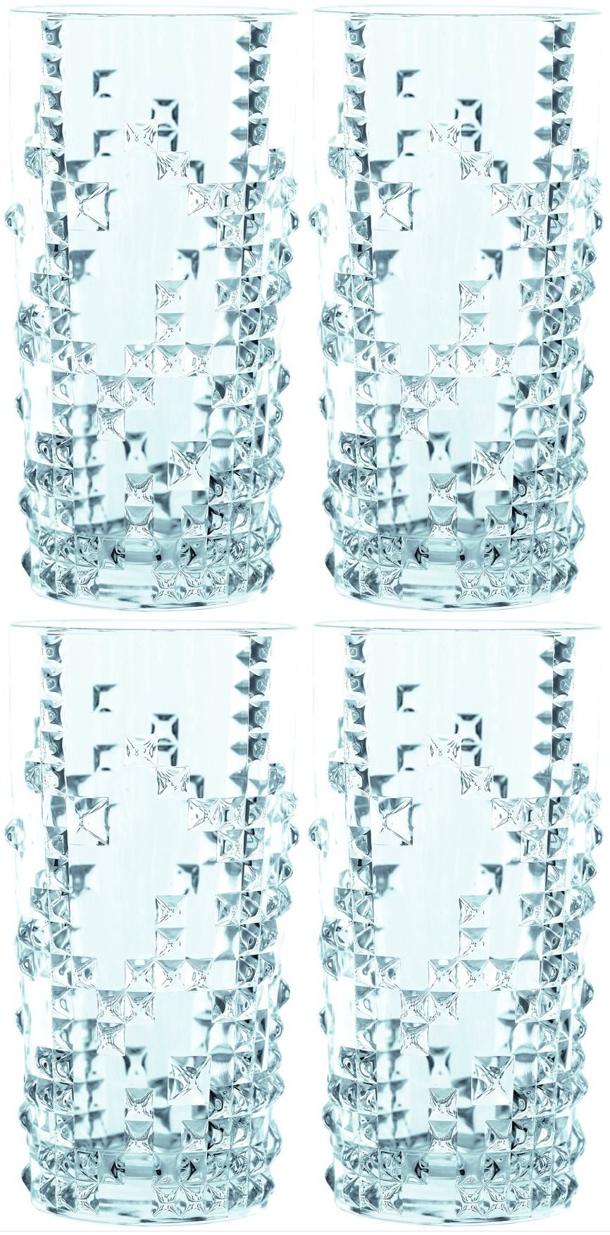 Nachtmann Sada pohárov Long Drink 390 ml 4 ks PUNK