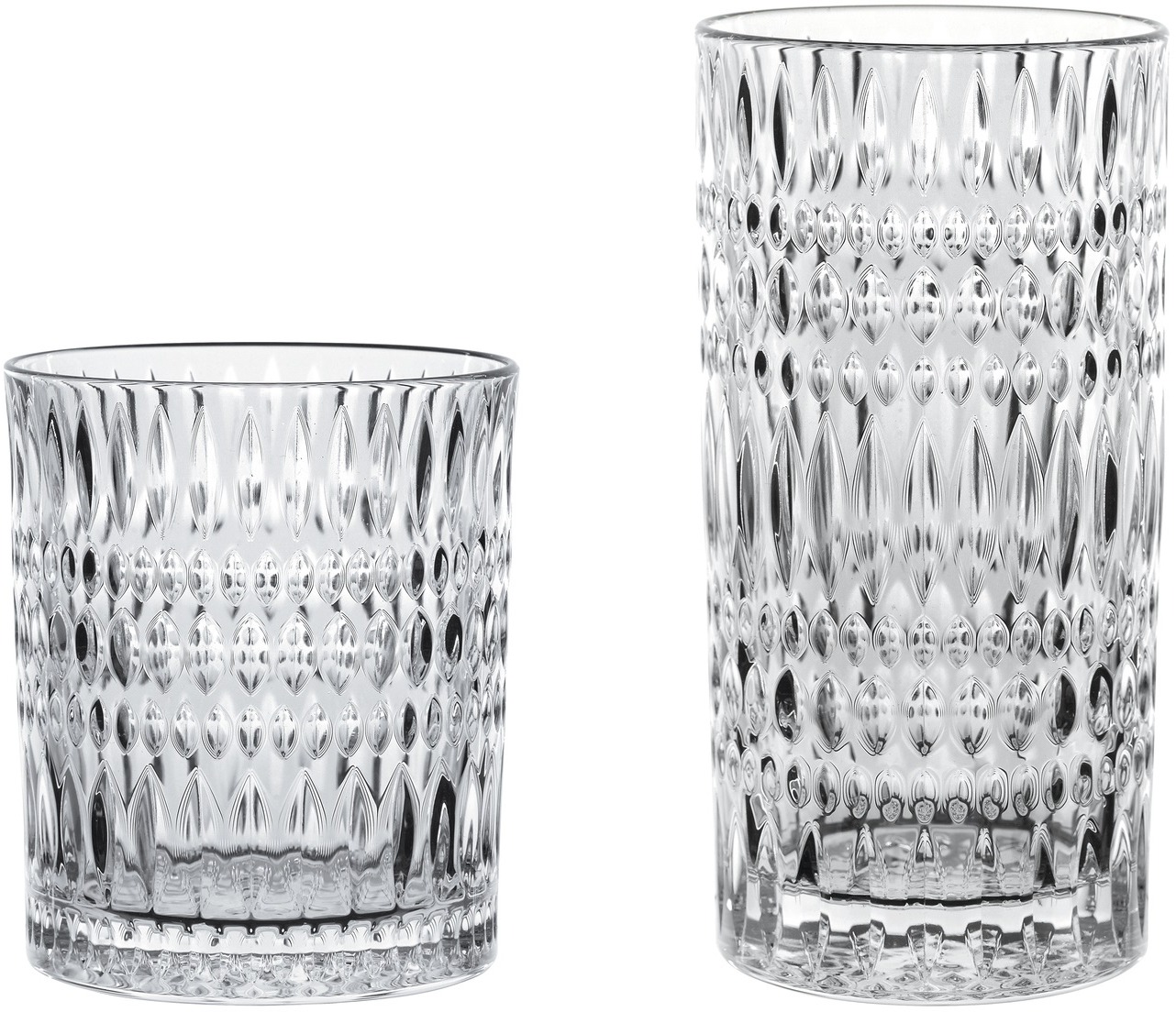 Nachtmann Súprava pohárov na whisky 345 ml a longdrink 445 ml, 12 ks ETHNO