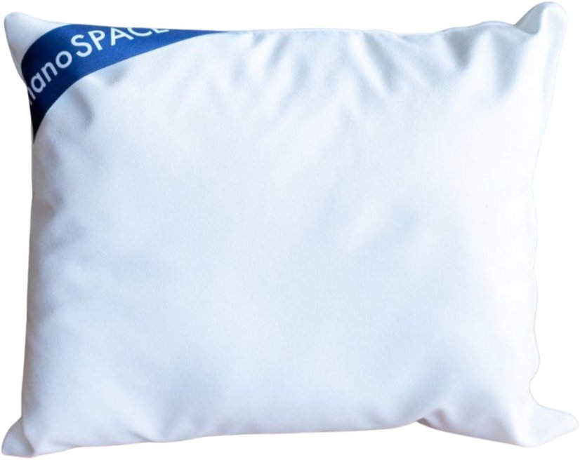 nanoSPACE Cestovný mini vankúšik pre alergikov, biely