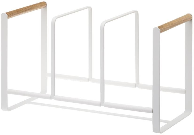 YAMAZAKI Stojan na taniere Tosca 2963, biely