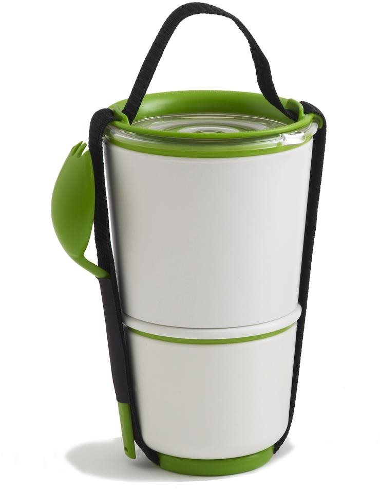 BLACK+BLUM Olovrantový box LunchPot Appetit 800 ml, biely/zelený