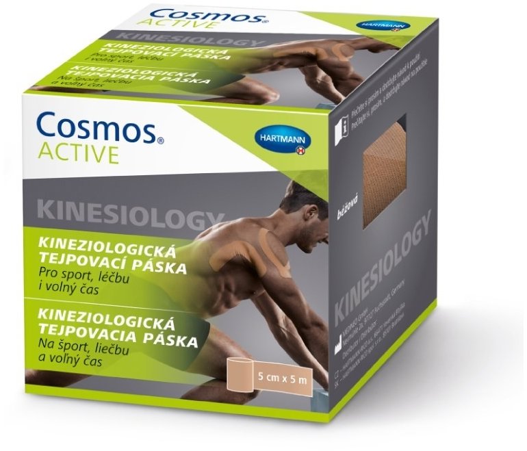 COSMOS Active tejpovacia páska béžová 5 cm × 5 m