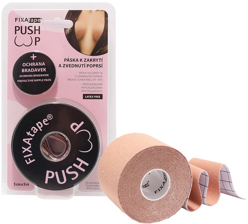 FIXATAPE Push Up, páska na zakrytie a zdvihnutie poprsia, 5 cm × 5 m