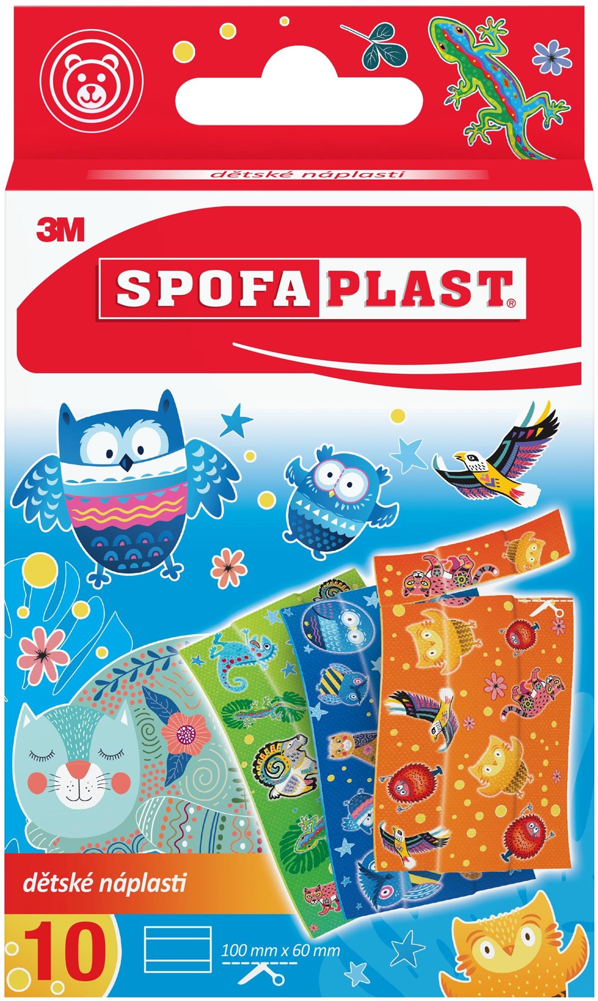 3M Spofaplast 117 Detské náplasti 10 cm × 6 cm