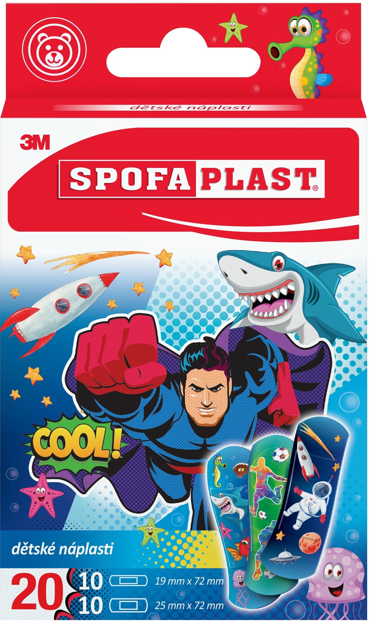 3M Spofaplast 118 Detské – chlapčenský motív