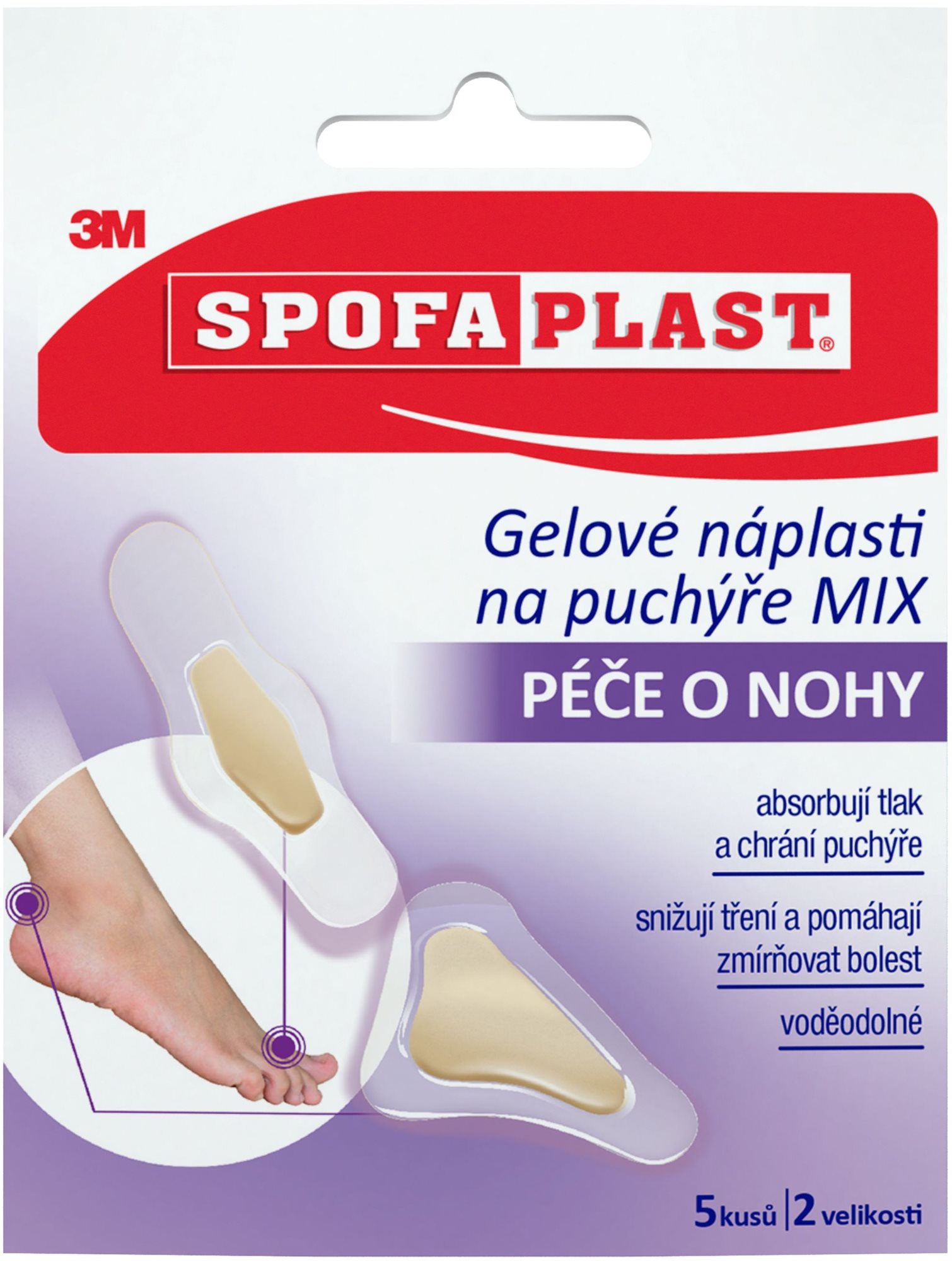 3M Spofaplast 913N Gélové na pľuzgiere, Mix