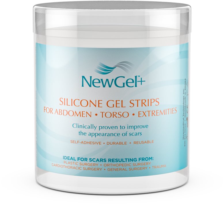 NEW GEL+ Priehľadná náplasť na brucho 1 ks