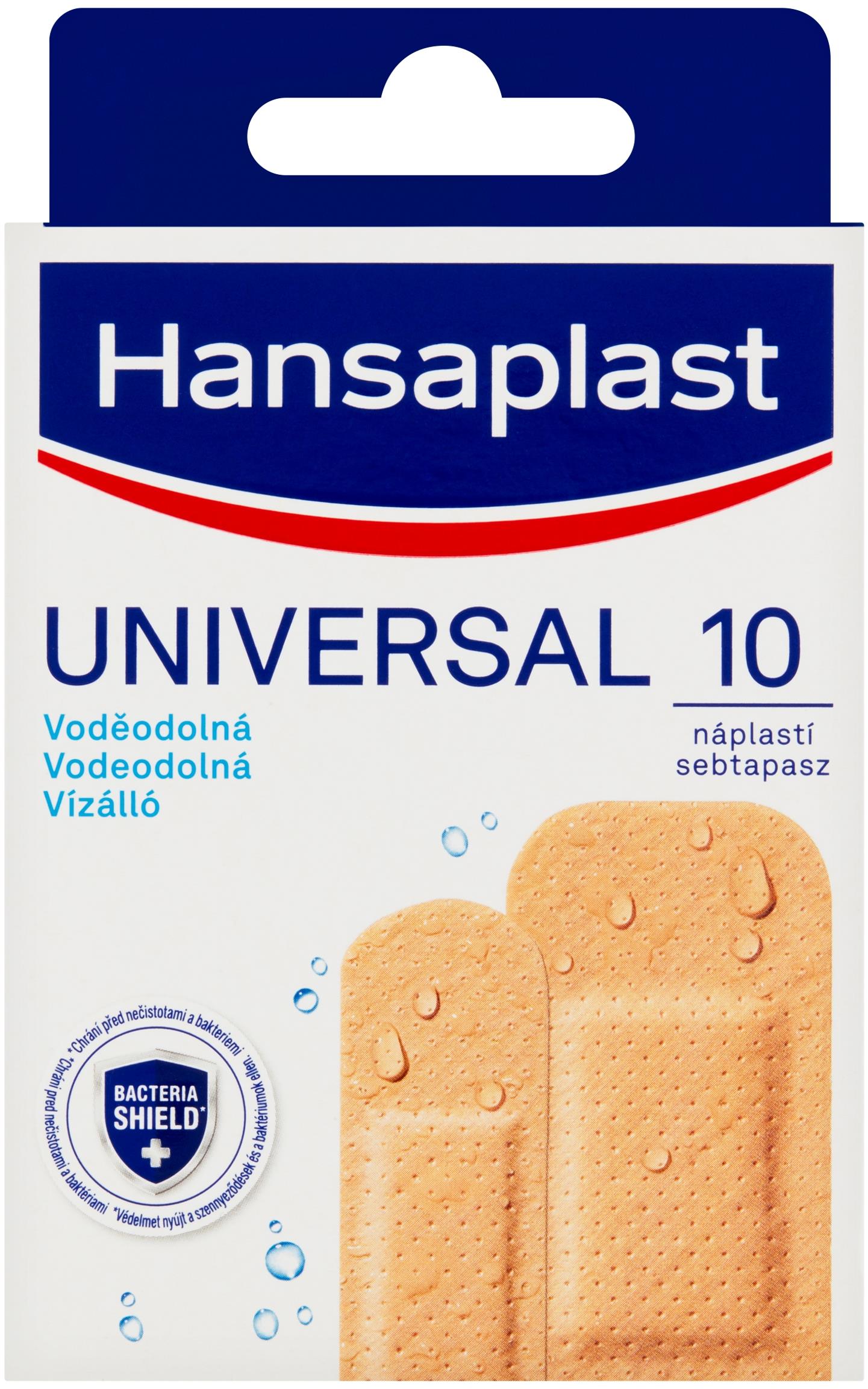 HANSAPLAST Universal, vodoodolná náplasť (10 ks)