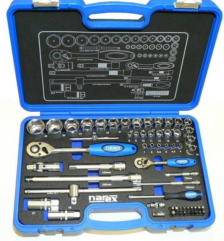 NAREX Gola sada 1/4" a 1/2", 61 ks 7890310