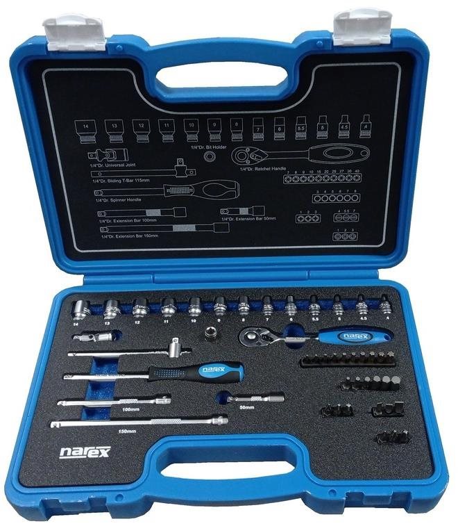 NAREX Gola sada hlavíc 1/4" 46 dielov 8000990