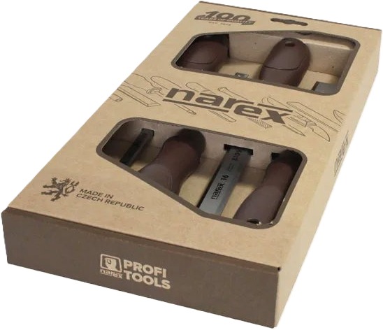 NAREX Súprava plochých dlát, Plast Line Profi, 8-10-16-32