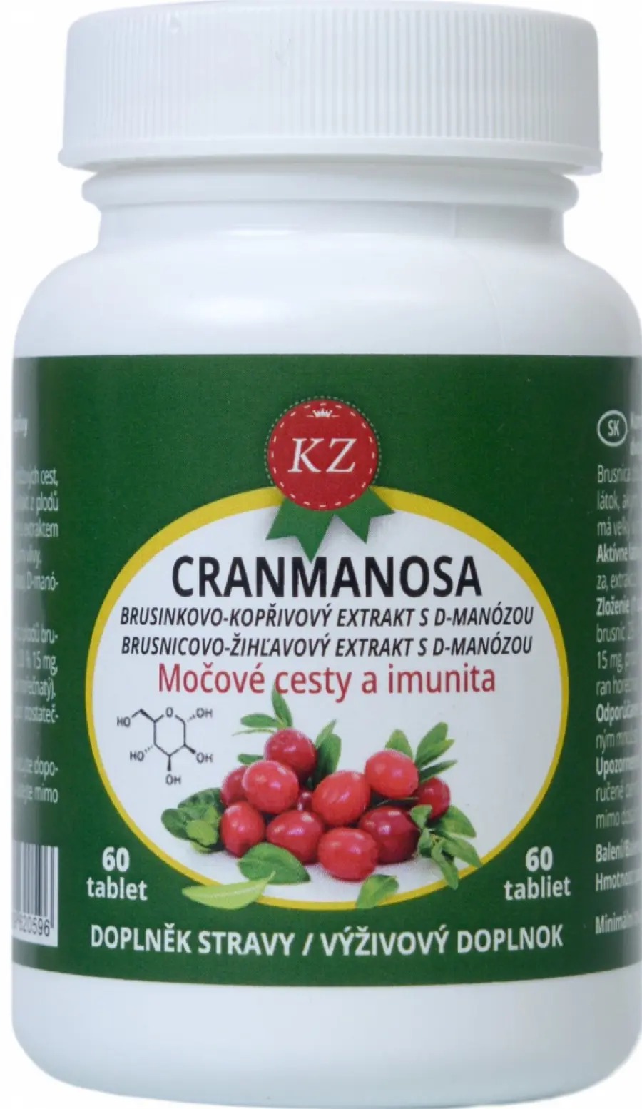 Cranmanosa močové cesty a imunita 60 tablet