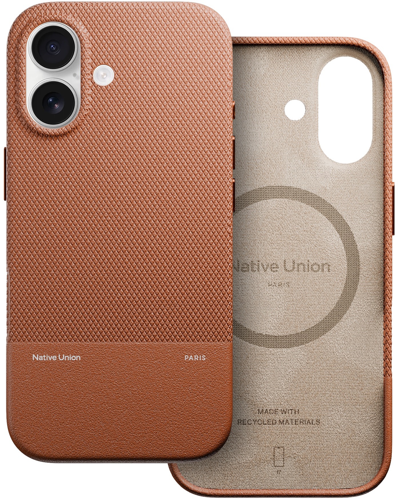 Natívne Union (RE) Classic Case Tan iPhone 17
