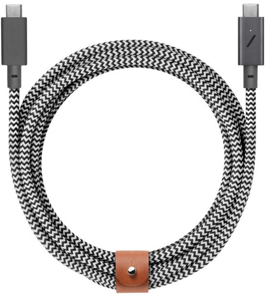 Native Union Belt Cable C-C PRO 2.4 m 240 W Zebra