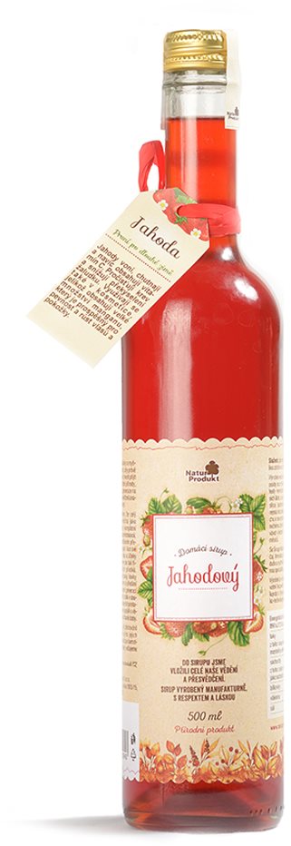 Naturprodukt Sirup jahodový 500 ml