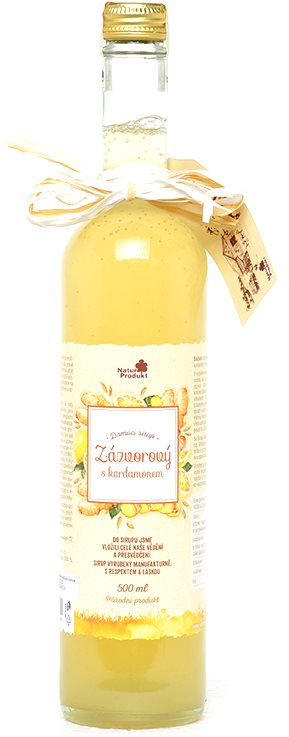 Naturprodukt Sirup zázvorový s kardamónom 500 ml