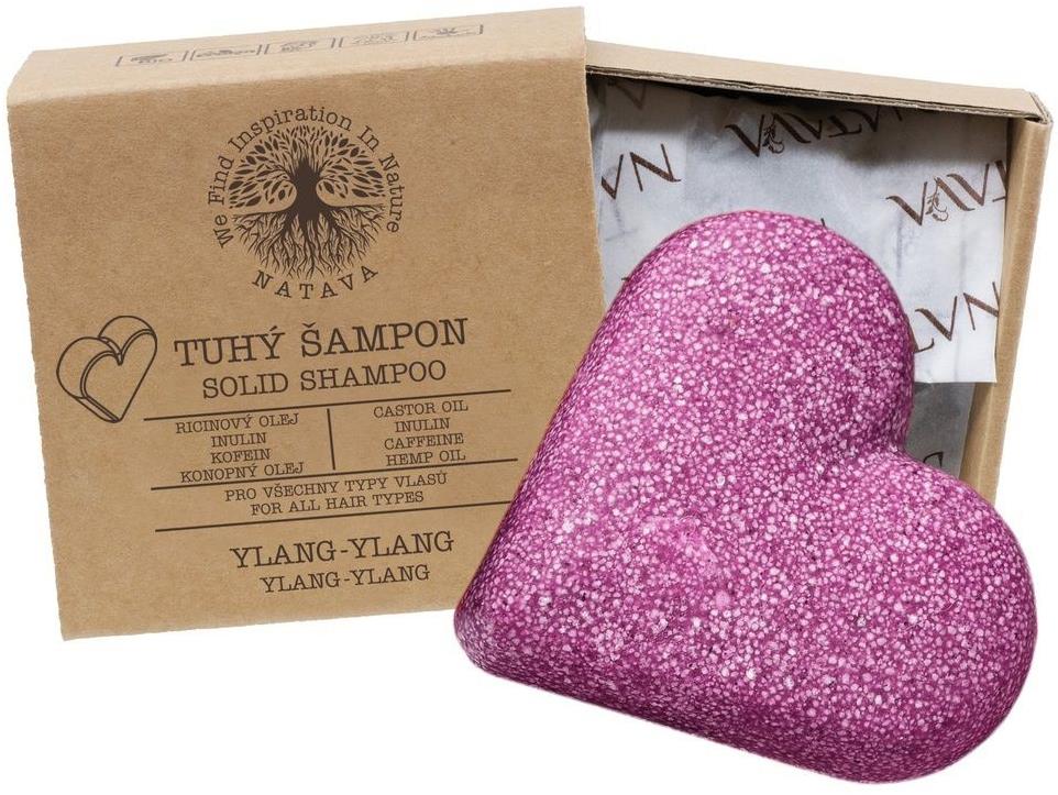 Natava tuhý šampón Ylang – Ylang – srdiečko 95 g