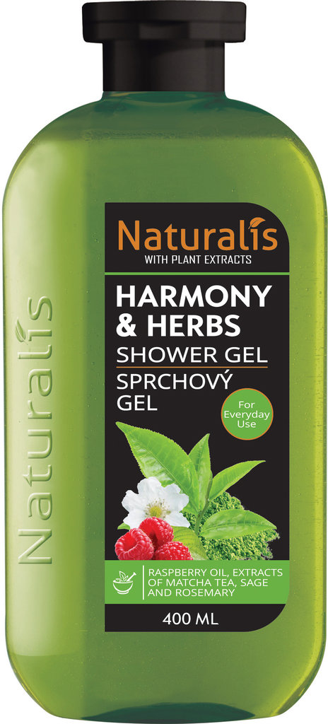 Naturalis Sprchovací gél – Harmony & Herbs 400 ml