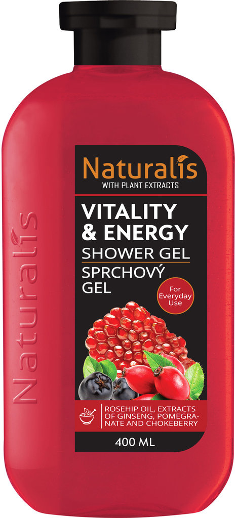 Naturalis Sprchovací gél – Vitality & Energy 400 ml