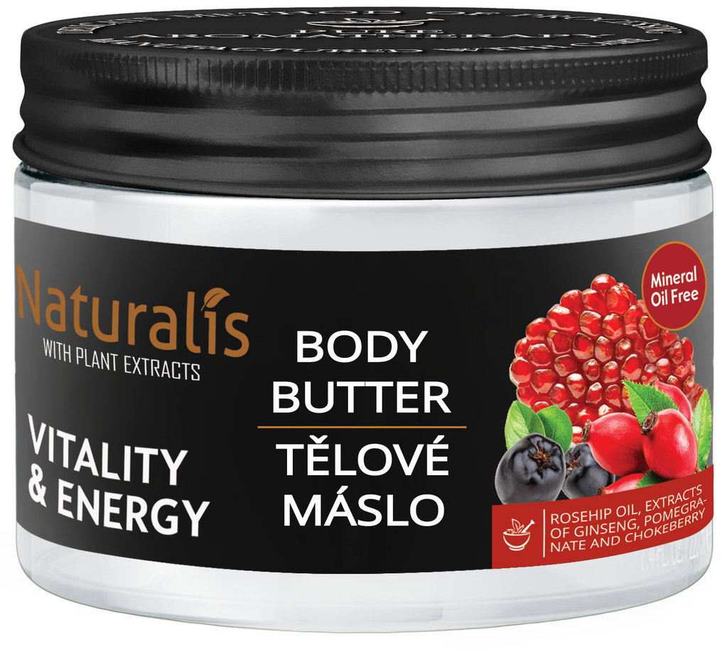 Naturalis Telové maslo, VITALITY & ENERGY 300 g