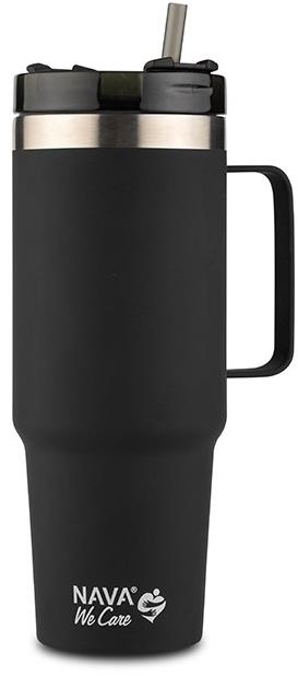 NAVA Greece Tumbler We care s rukoväťou 900 ml, black