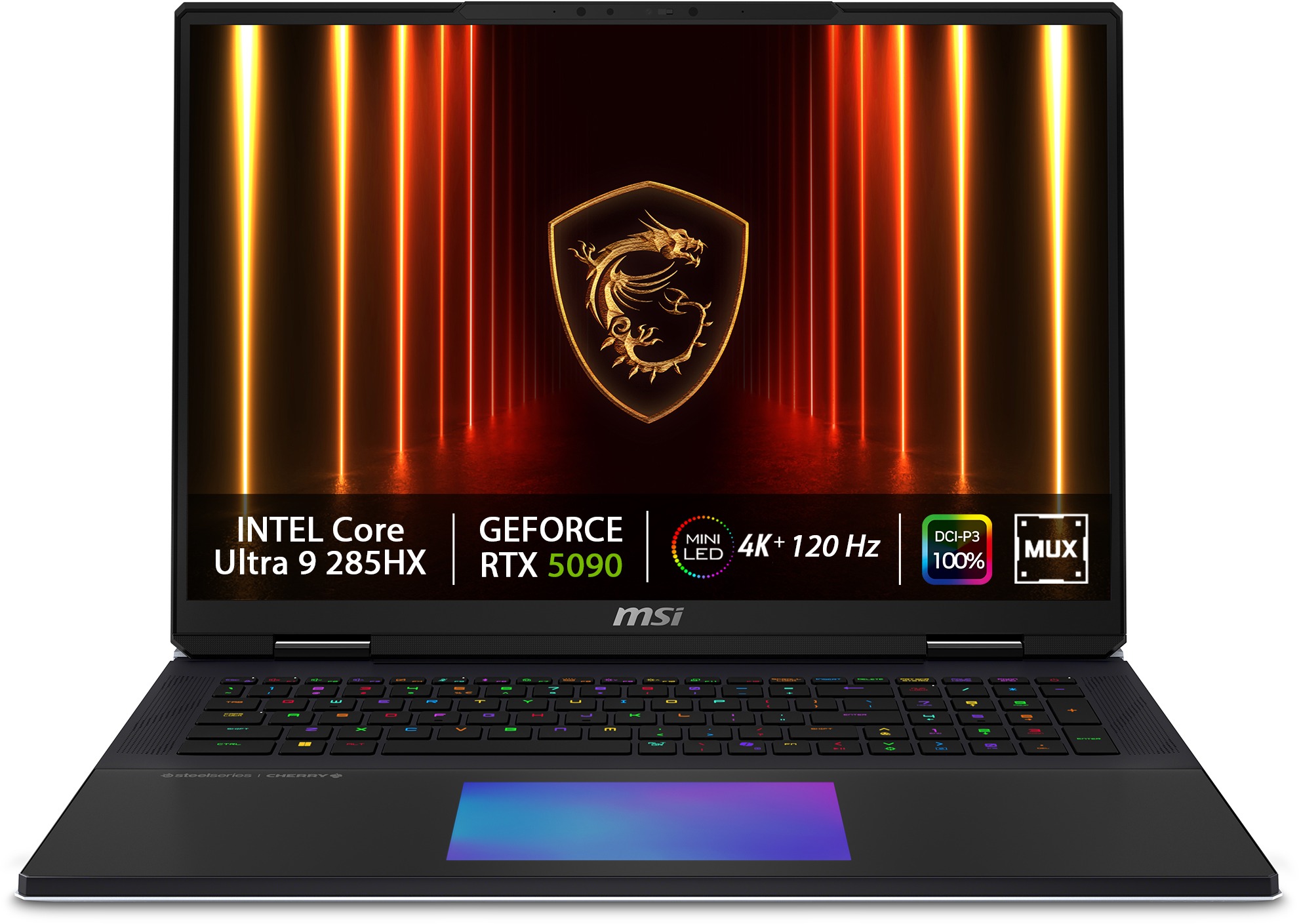 MSI Titan 18 HX AI A2XWJG-224CZ kovový