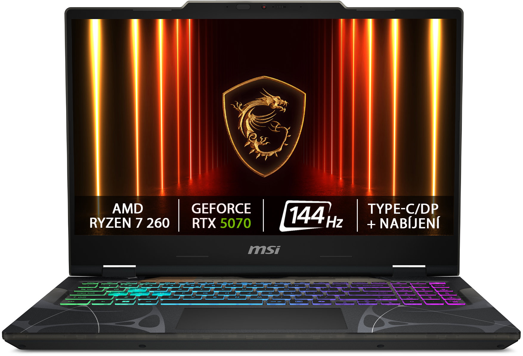 MSI Cyborg A15 AI B2HWGKG-080CZ kovový