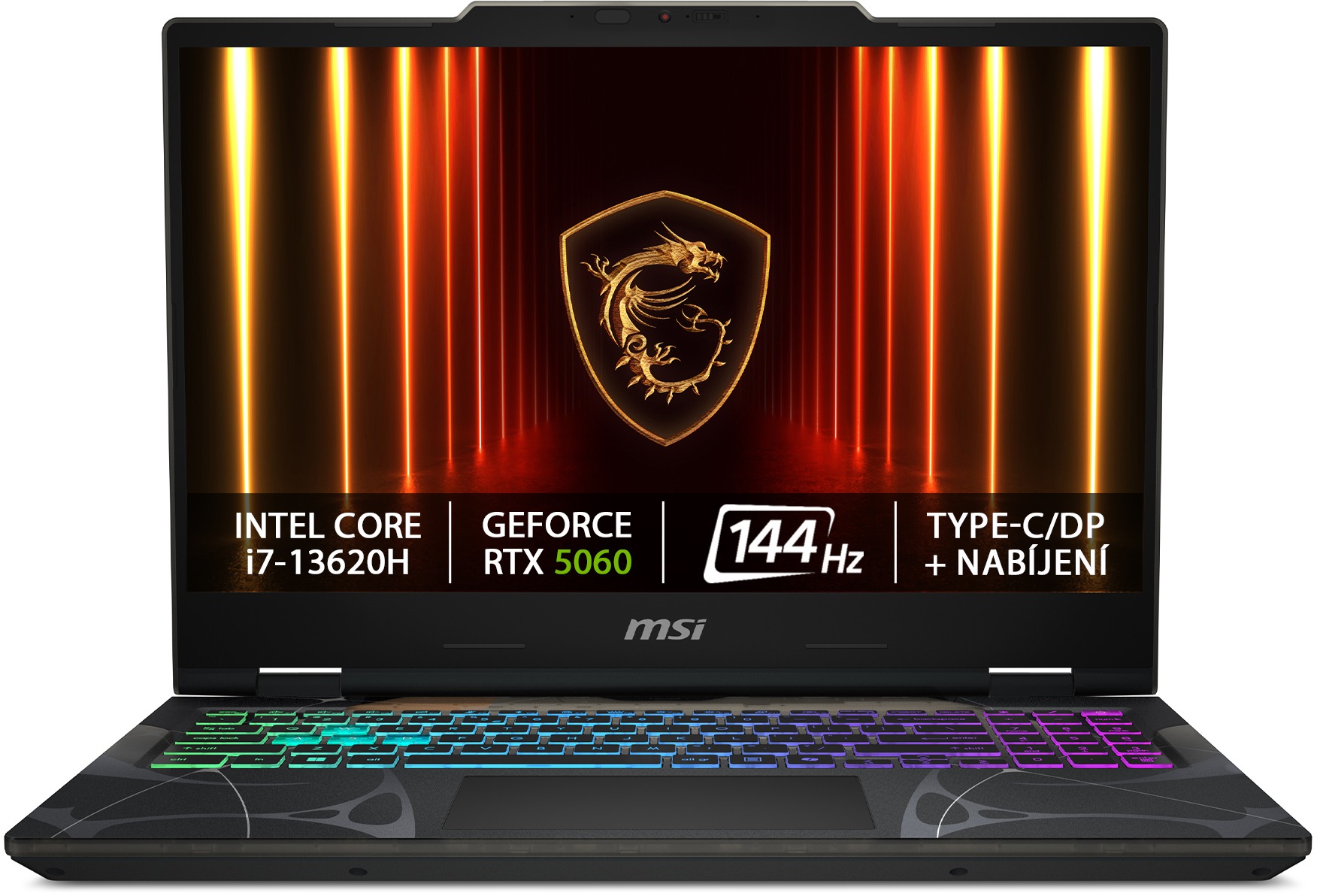 MSI Cyborg 15 B13WFKG-476CZ kovový