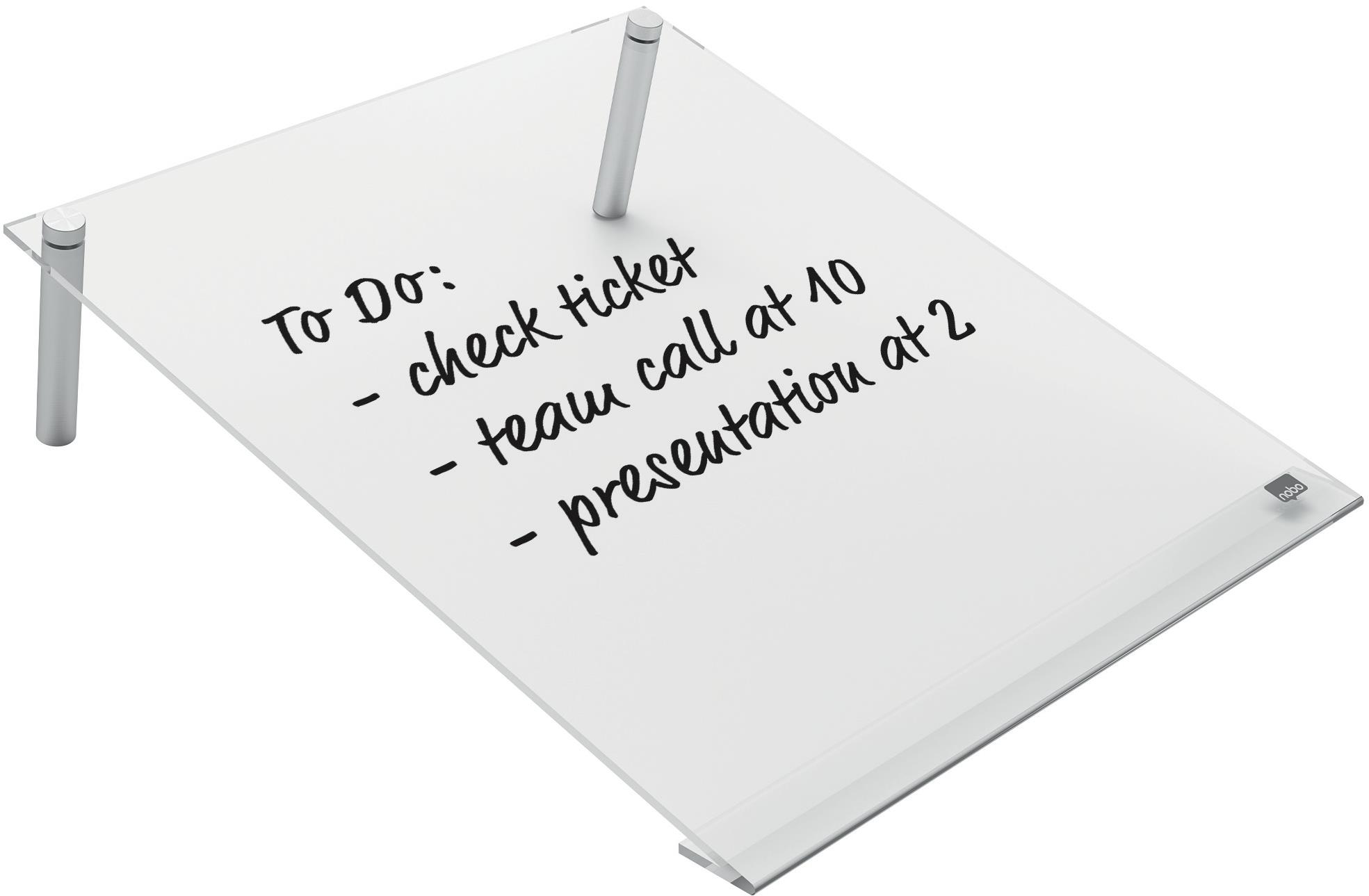 NOBO A4 transparentná akrylová tabuľka na poznámky