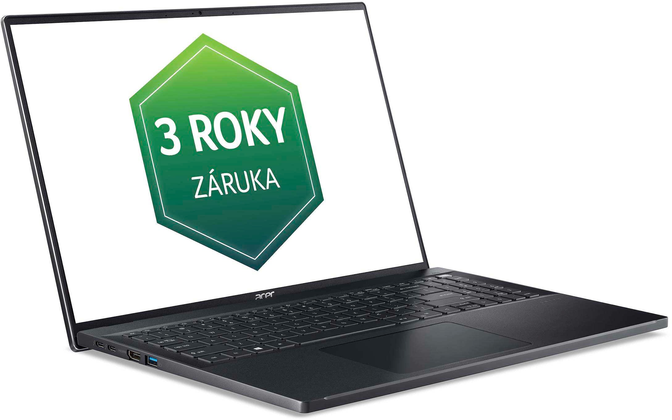 Acer Swift Go 16 Ice Black celokovový (SFG16-71-73WC) (bez adaptéru)