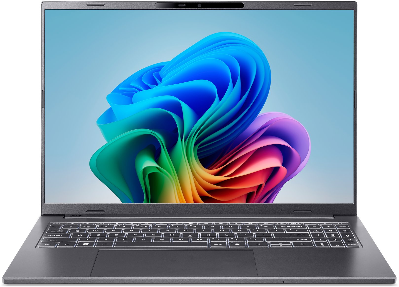 Acer Aspire 16 AI Steel Gray kovový (A16-52M-70U7) (bez adaptéru)