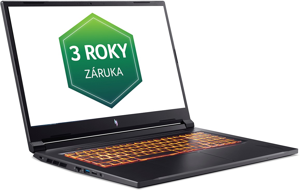 Acer Nitro V 17 AI Obsidian Black (ANV17-41-R53A) (bez adaptéra)