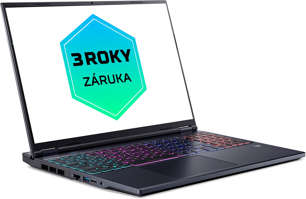 Acer Predator Helios Neo 16 Abyssal Black kovový (PHN16-I31-922B) (bez adaptéra)