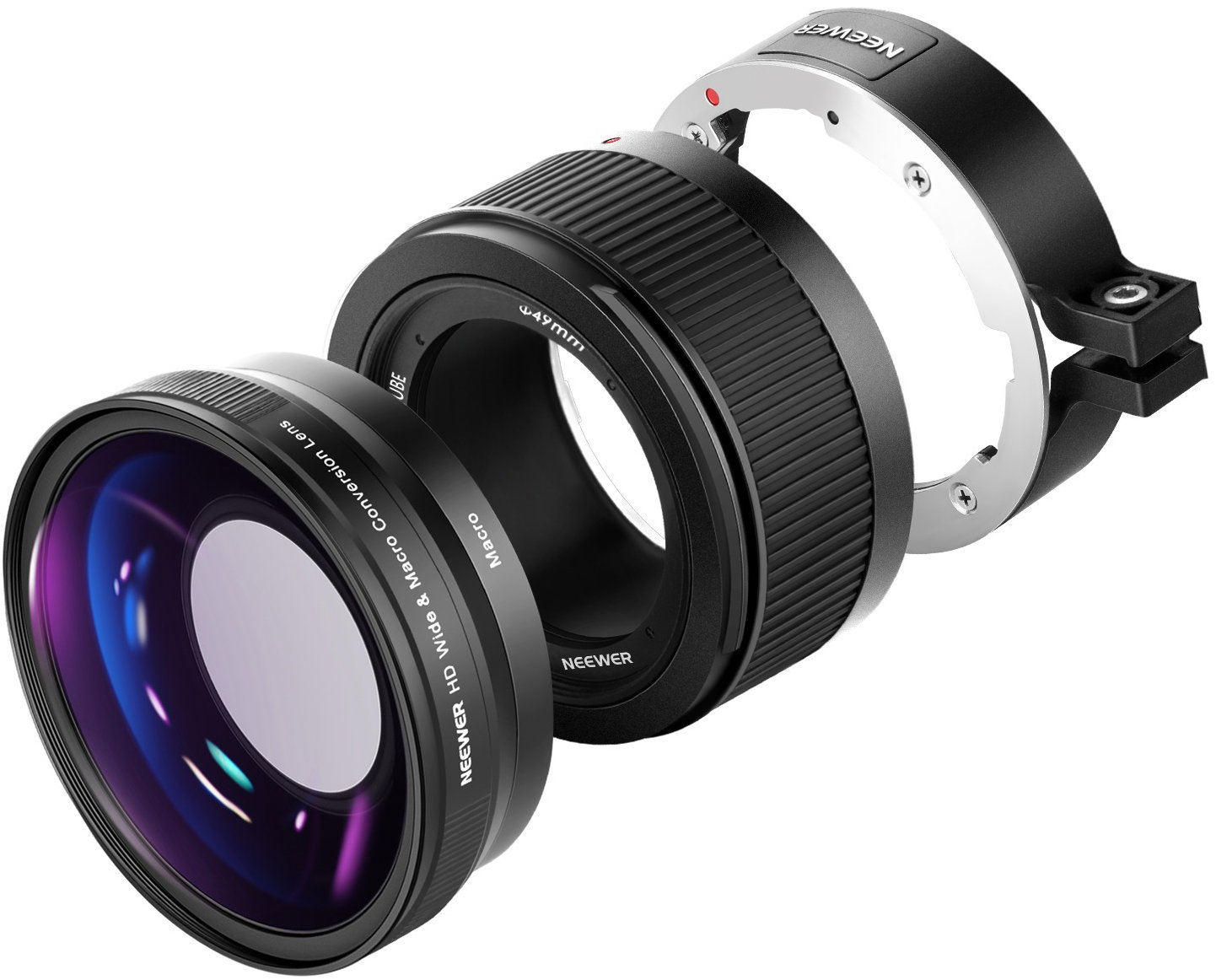 Neewer LS-18 rozširujúci objektív 18 – 20 mm 2 v 1 pre DSR SONY ZV1