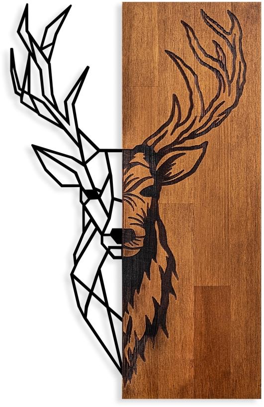 Nejlevnější nábytek Dekorácia na stenu NN01671 – jeleň