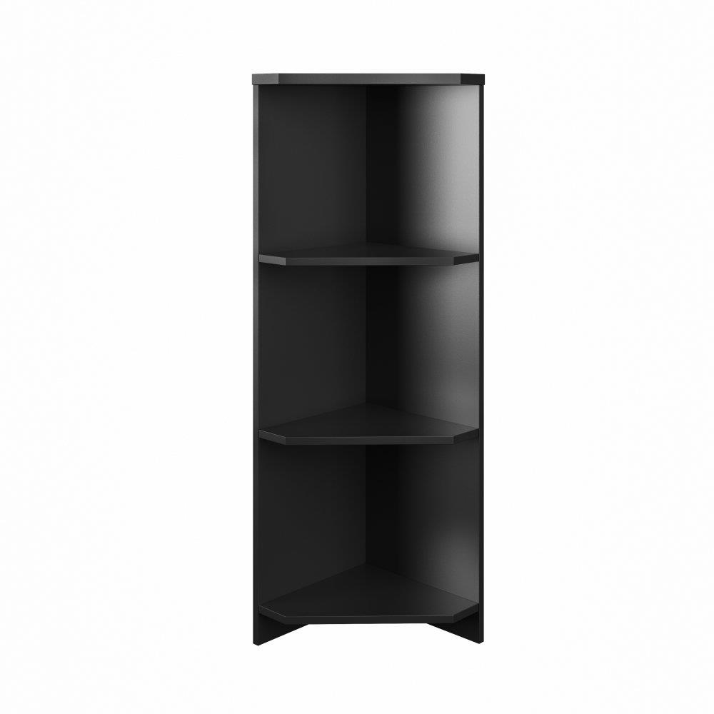 Nejlevnější nábytek Regál rohový nízky Nejby Gianni, čierny