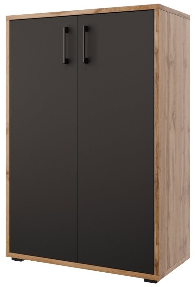 Nejlevnější nábytek Nejby gianni premium, typ 1, korpus: dub wotan, dvířka: antracit