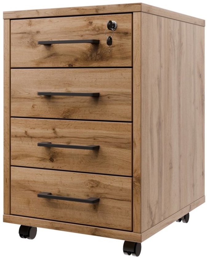 Nejlevnější nábytek NEJBY Gianni Premium Uzamykateľný kontajner, dub wotan