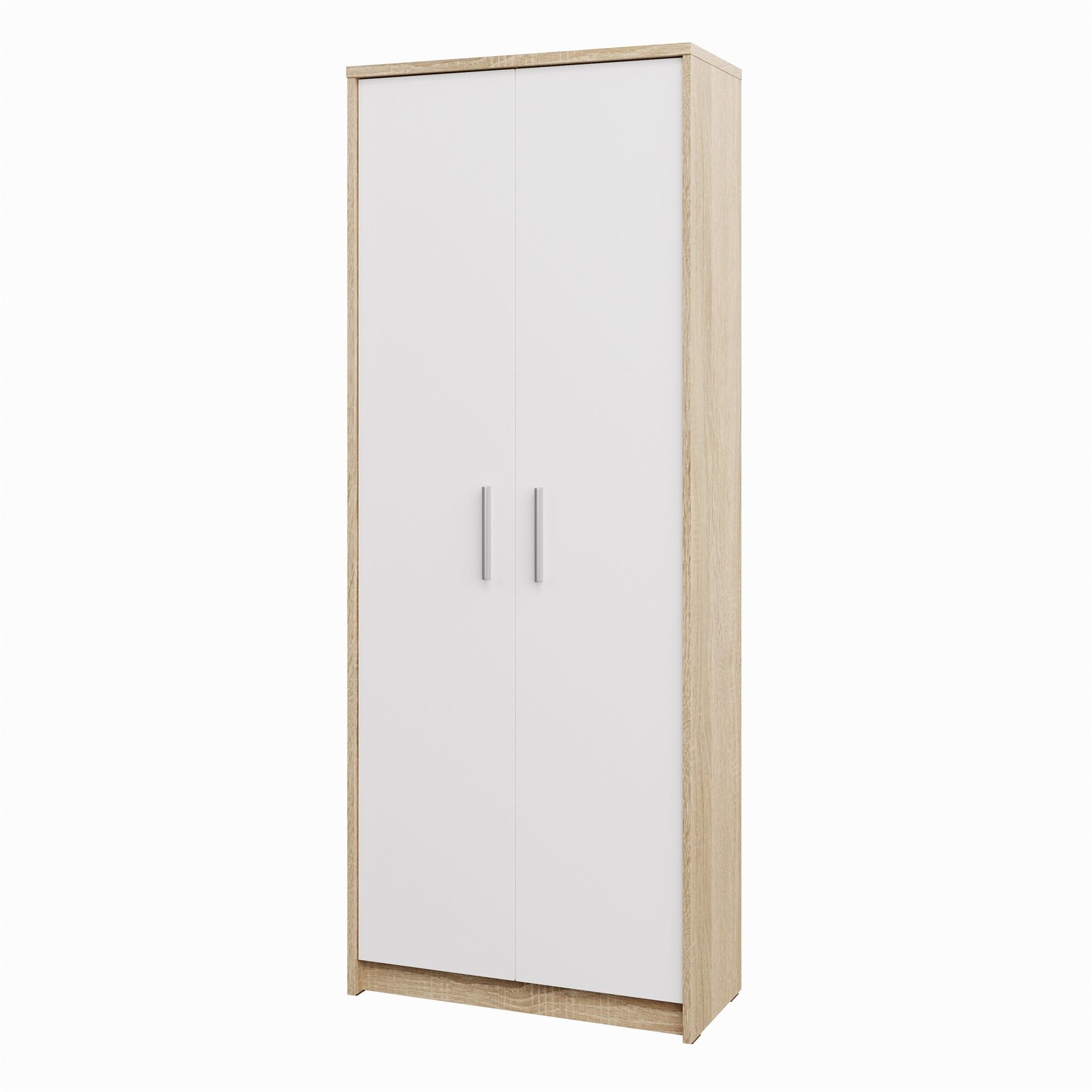 Nejlevnější nábytek Nejby Gianni 4 police, dub sonoma/biela