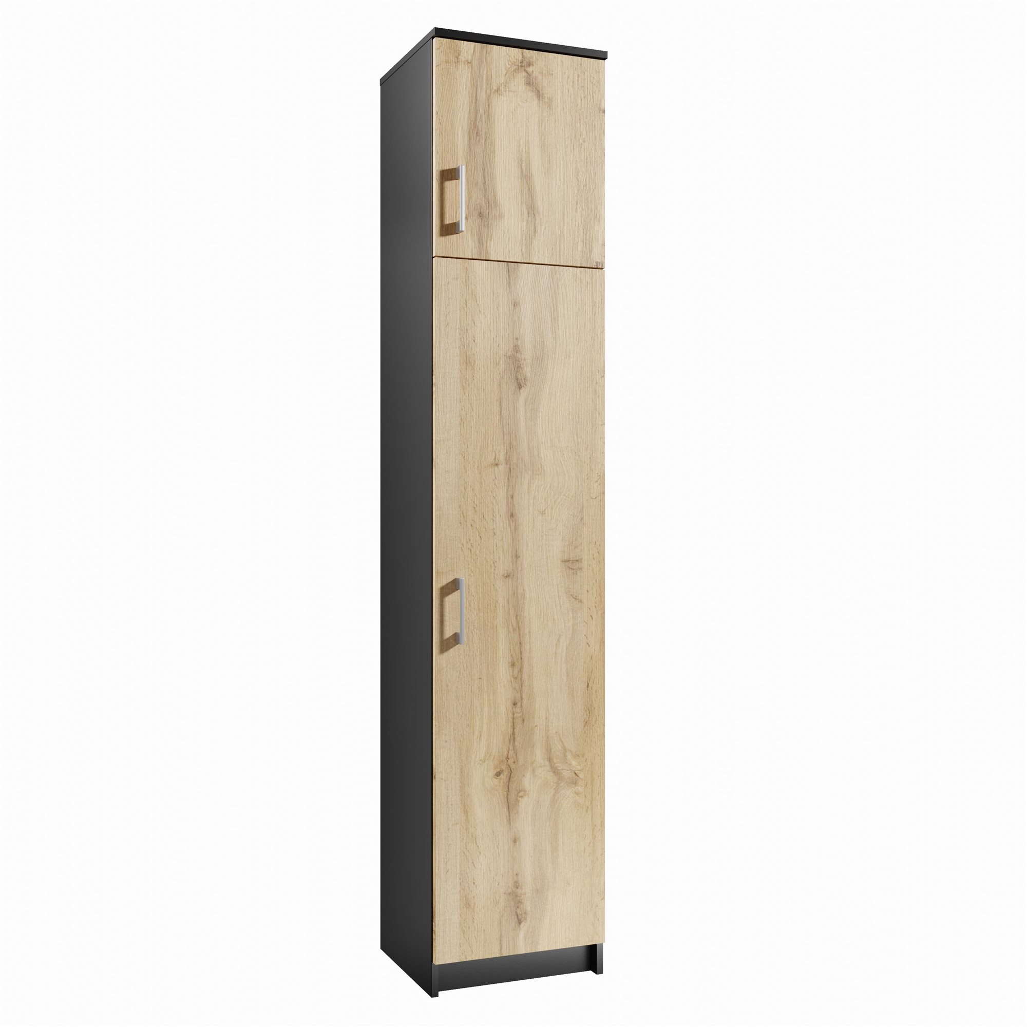 Nejlevnější nábytek Nejby Mariana 1D, čierna/dub wotan