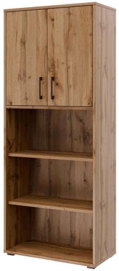Nejlevnější nábytek Nejby Gianni Premium s dvířky typ 2, korpus: dub wotan, dvířka: dub wotan
