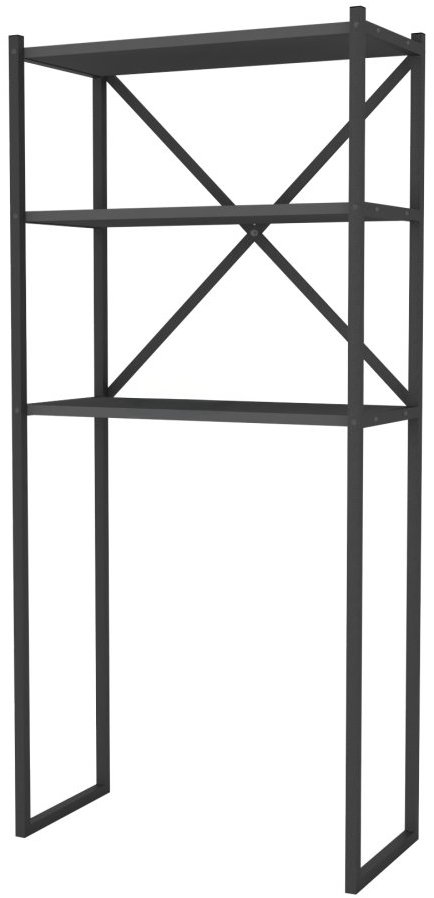 Nejlevnější nábytek Doen, kovový čierny/antracit