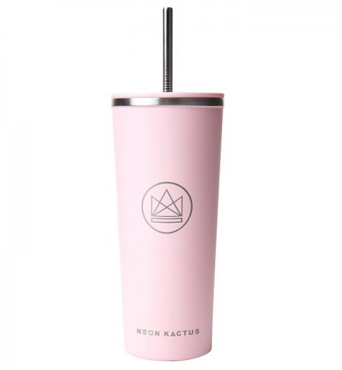 Neon Kactus Dizajnový pohár 710 ml ružový, nehrdzavejúca oceľ