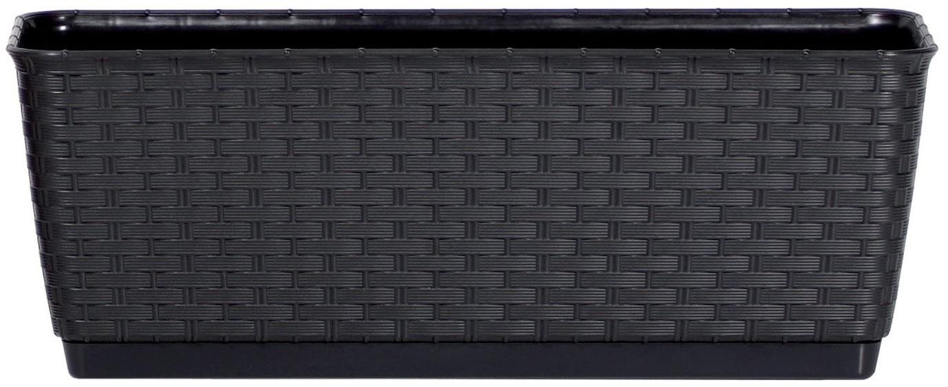 PROSPERPLAST Truhlík s miskou RATOLLA P 40 cm, antracit