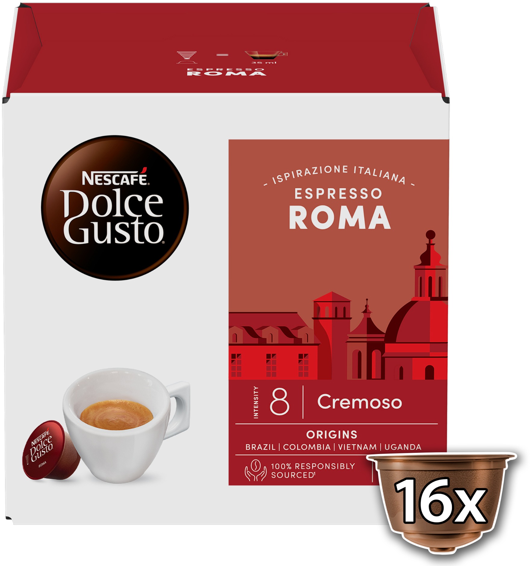 NESCAFÉ® Dolce Gusto® Espresso Roma - 16 kapsúl